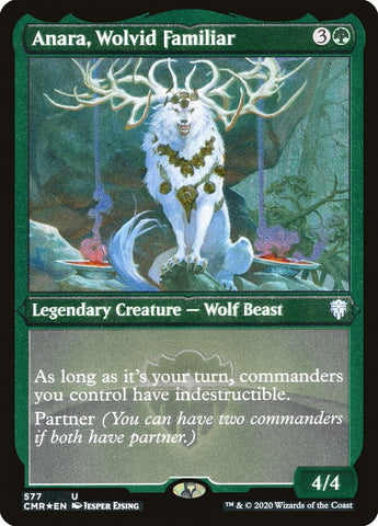 Anara, Wolvid Familiar [Commander Legends Etched]