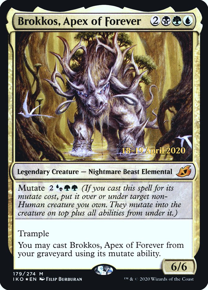 Brokkos, Apex of Forever  [Ikoria: Lair of Behemoths Prerelease Promos]