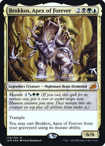 Brokkos, Apex of Forever  [Ikoria: Lair of Behemoths Prerelease Promos]