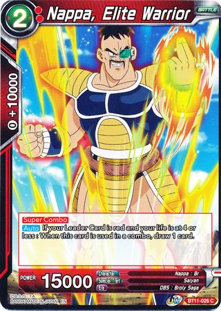 Nappa, Elite Warrior [BT11-026]