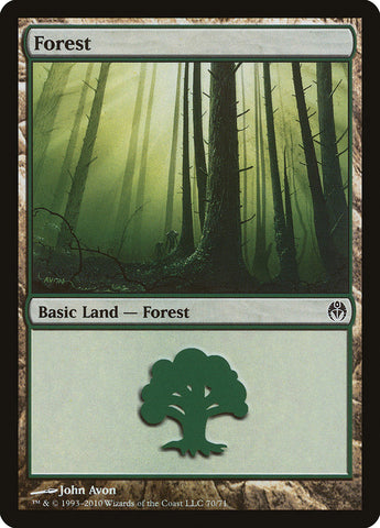 Forest (#70) [Duel Decks: Phyrexia vs. the Coalition]