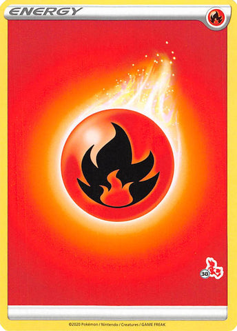 Énergie du feu (Cinderace Stamp #38) [Battle Academy 2022] 