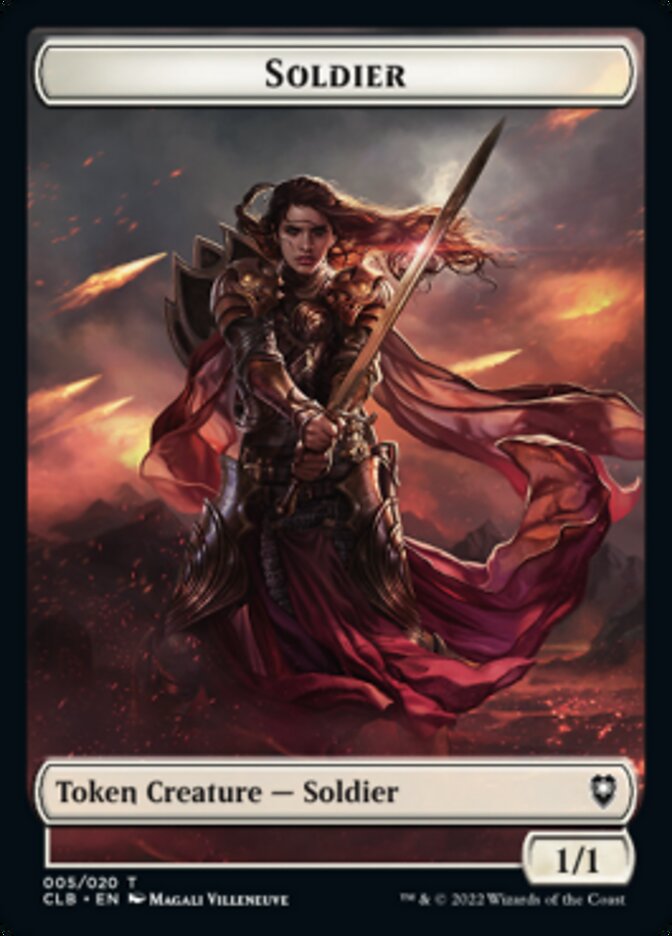 Ficha de soldado [Commander Legends: Fichas de Battle for Baldur's Gate] 