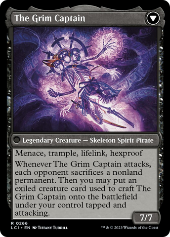 Throne of the Grim Captain // The Grim Captain [The Lost Caverns of Ixalan]