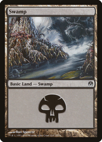 Swamp (#35) [Duel Decks : Phyrexia contre la Coalition] 