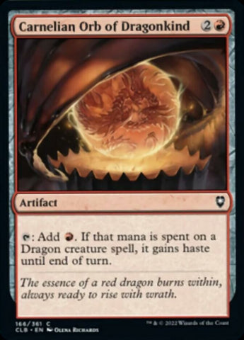 Carnelian Orb of Dragonkind [Commander Legends: Battle for Baldur's Gate]