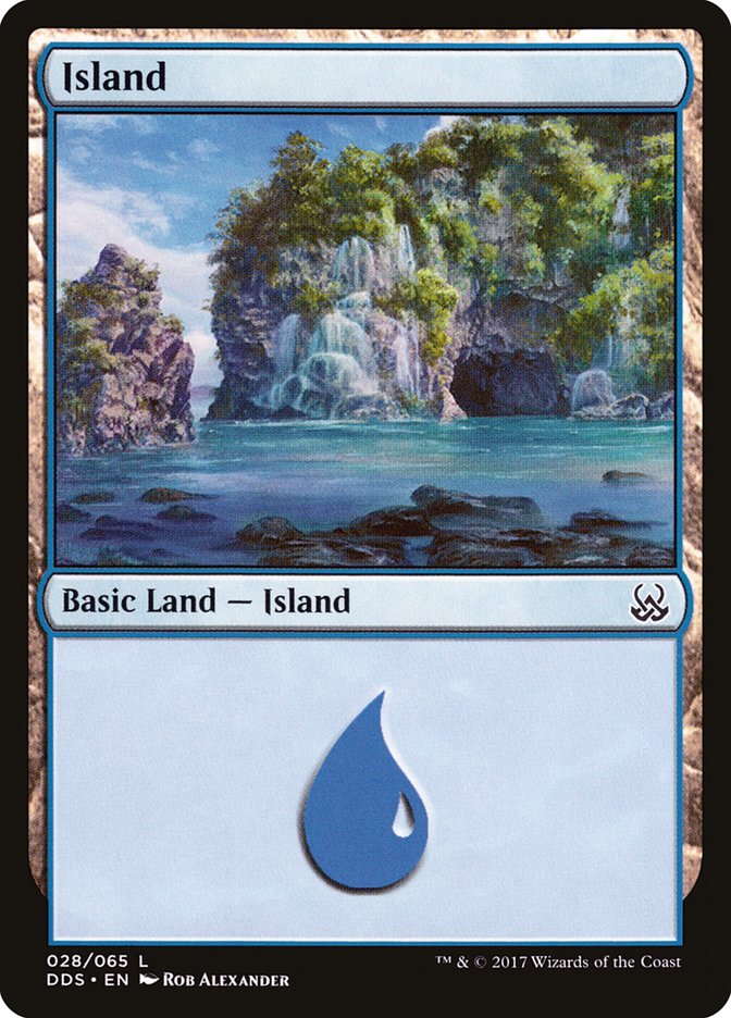 Island (#28) [Duel Decks: Mind vs. Might]