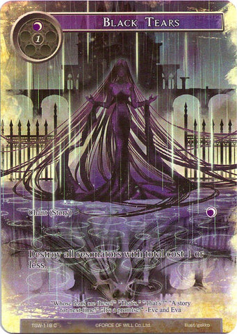 Black Tears (Full Art) (TSW-118) [The Time Spinning Witch]