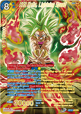 SS2 Kefla, velocidad del rayo (SPR) (BT15-148) [Enfrentamiento de Saiyan] 