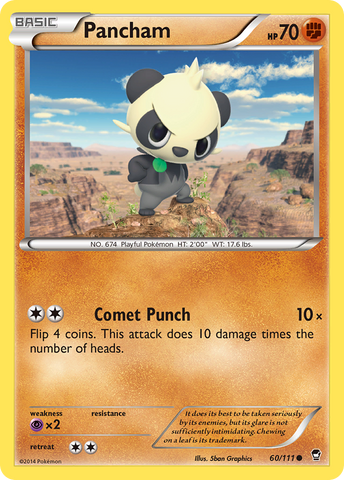 Pancham (60/111) [XY : Poings furieux] 