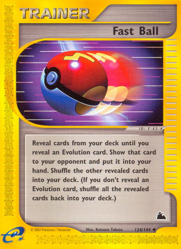 Fast Ball (124/144) [Skyridge]