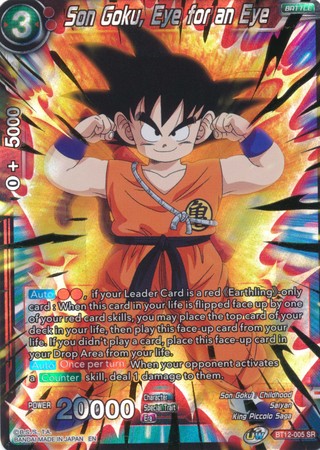 Son Goku, œil pour œil [BT12-005] 