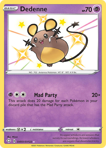 Dedenne (SV051/SV122) [Espada y escudo: Shining Fates] 