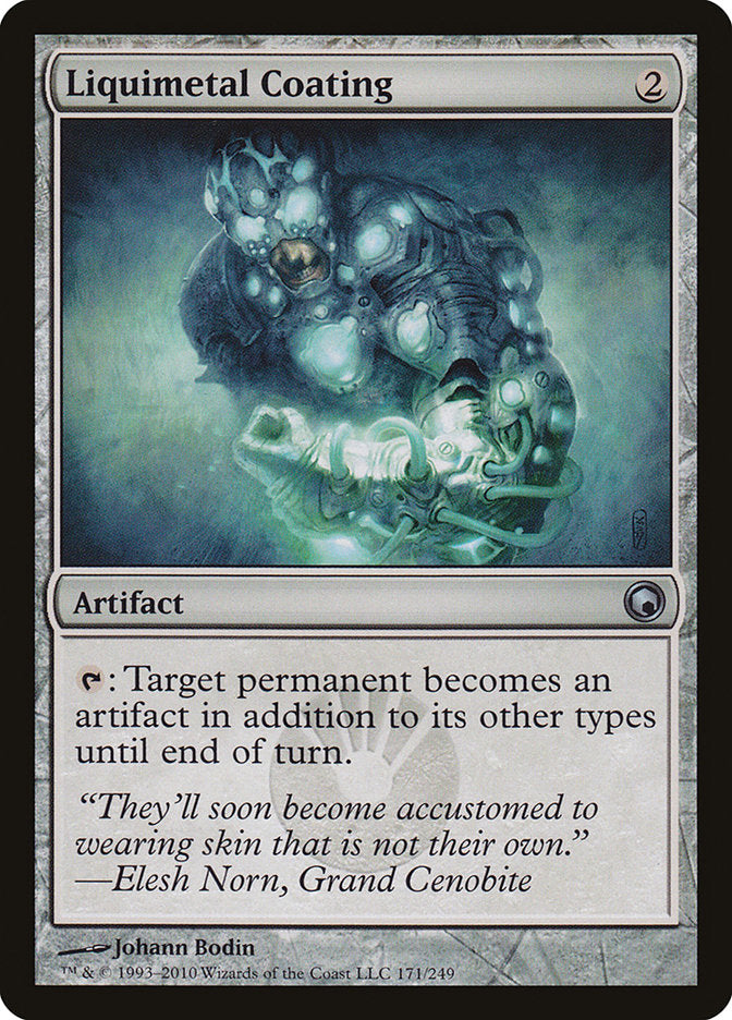 Recubrimiento de metal líquido [Cicatrices de Mirrodin] 