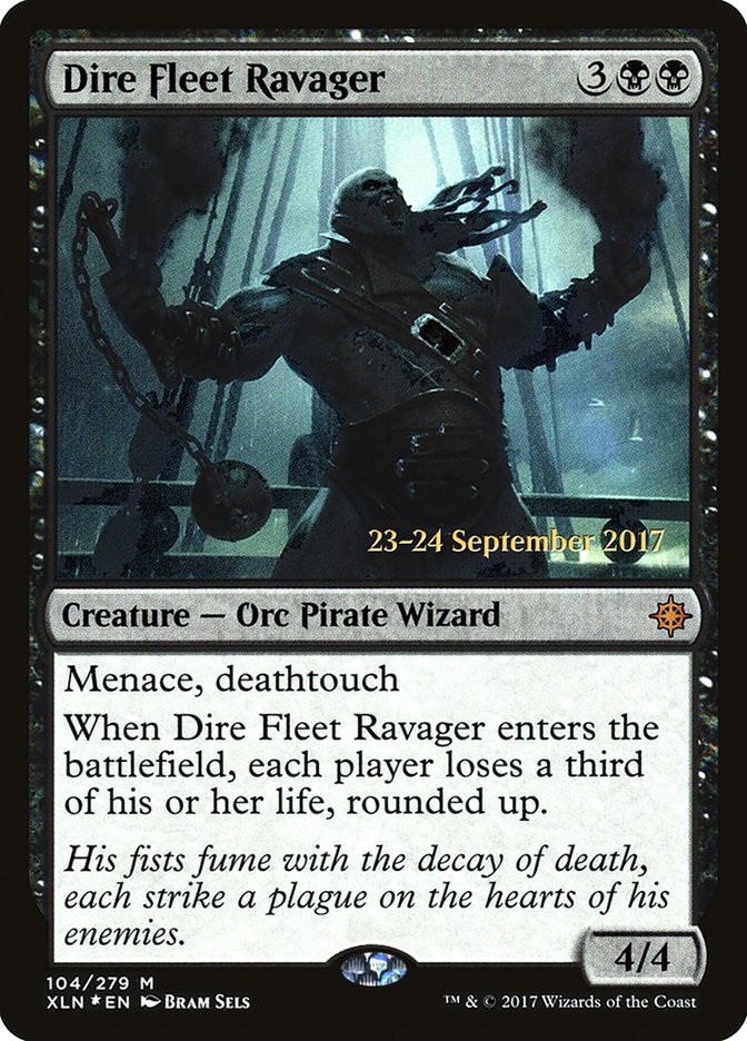 Dire Fleet Ravager  (Prerelease) [Ixalan Prerelease Promos]