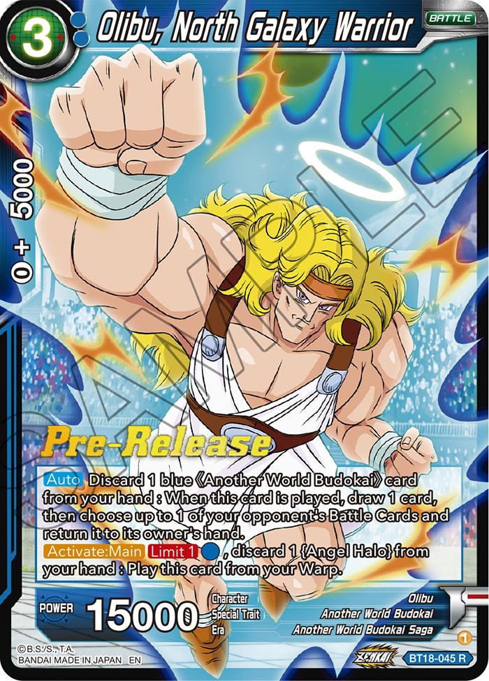 Olibu, North Galaxy Warrior (BT18-045) [Dawn of the Z-Legends Prerelease Promos]