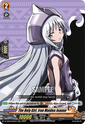 The Holy Girl, Iron Maiden Jeanne (D-TB03/016EN) [Shaman King]