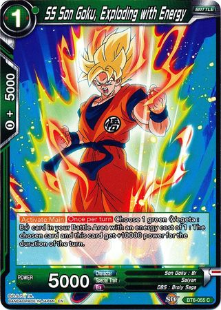 SS Son Goku, explotando con energía [BT6-055] 