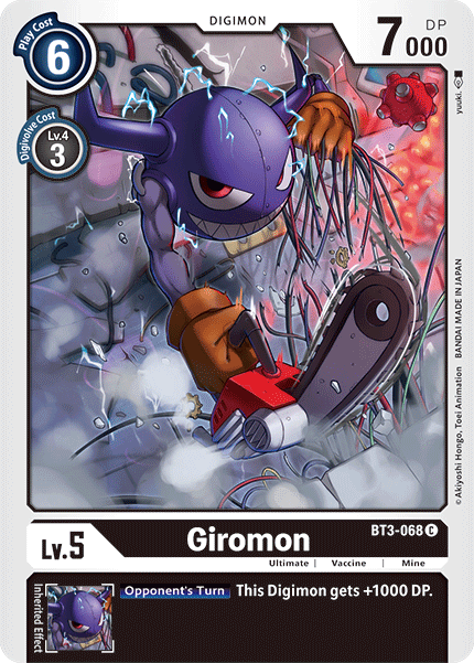 Giromon [BT3-068] [Lanzamiento de refuerzo Ver.1.5] 