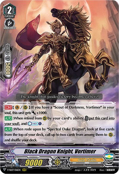 Black Dragon Knight, Vortimer (V-SS07/016EN) [Clan Selection Plus Vol.1]