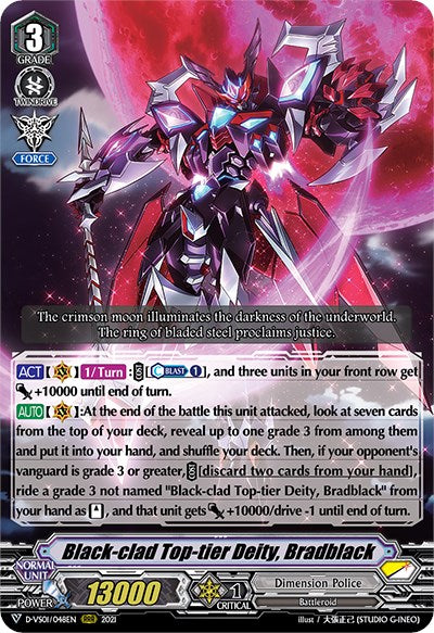 Black-clad Top-tier Deity, Bradblack (D-VS01/048EN) [V Clan Collection Vol.1]