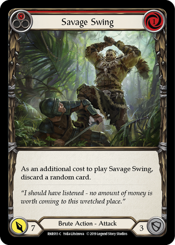 Savage Swing (Rouge) [RNR011-C] 1ère édition Normal 