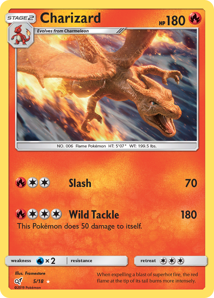 Charizard (5/18) [Sun & Moon: Detective Pikachu]