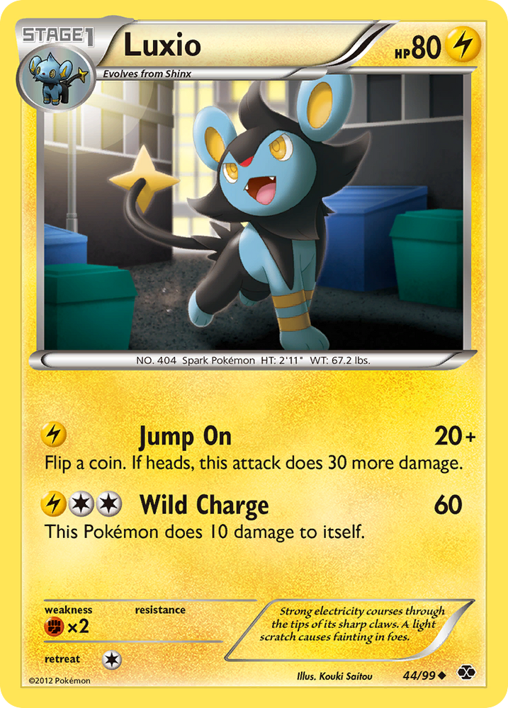 Luxio (44/99) [Noir et Blanc : Prochaines Destinées] 