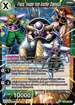 Frieza, Invader from Another Dimension (Super Rare) [BT13-063]