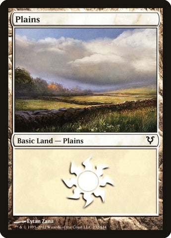 Plains (#232) [Avacyn Restored]