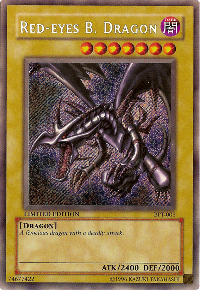 Dragon B. aux yeux rouges [BPT-005] Secret rare 