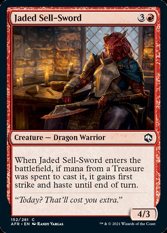 Jaded Sell-Sword [Dungeons & Dragons: Adventures in the Forgotten Realms]