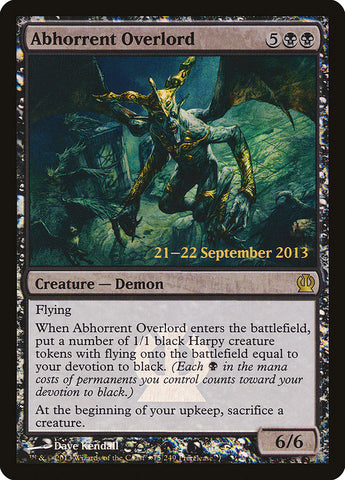 Abhorrent Overlord  (Prerelease) [Theros Prerelease Promos]
