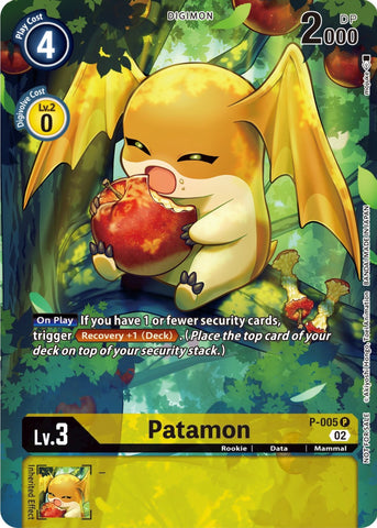 Patamon [P-005] (Digimon Illustration Competition Promotion Pack) [Promotional Cards]