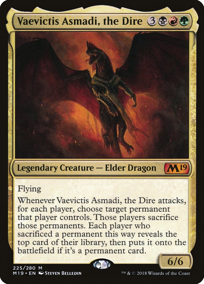 Vaevictis Asmadi, el Dire [Core Set 2019] 