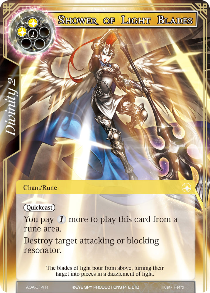 Shower of Light Blades (AOA-014) [Awakening of the Ancients]