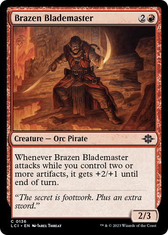 Brazen Blademaster [The Lost Caverns of Ixalan]