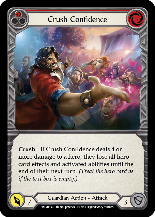 Crush Confidence (Rouge) [WTR063-C] Alpha Print Rainbow Foil 