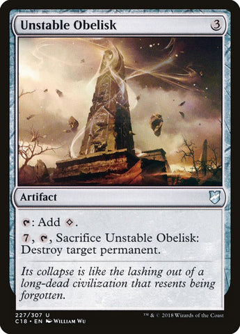 Obélisque instable [Commander 2018] 