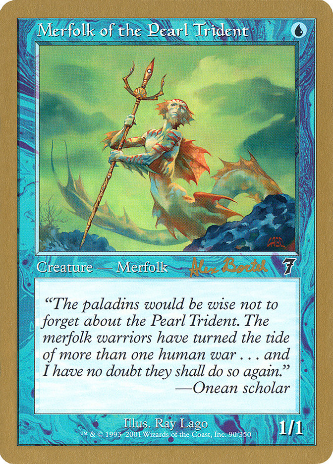 Merfolk du Pearl Trident (Alex Borteh) [World Championship Decks 2001] 