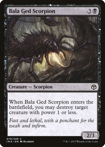 Bala Ged Scorpion [Maîtres emblématiques] 