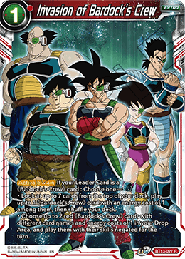 Invasion of Bardock's Crew (Rare) [BT13-027]