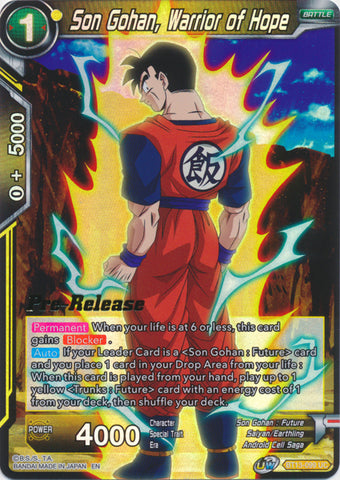 Son Gohan, Warrior of Hope (BT13-099) [Promociones de presentación de Supreme Rivalry] 