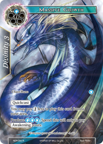 Massive Growth (Full Art) (NDR-050) [New Dawn Rises]