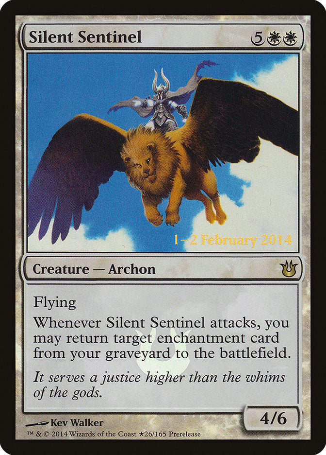 Silent Sentinel  (Prerelease) [Born of the Gods Prerelease Promos]