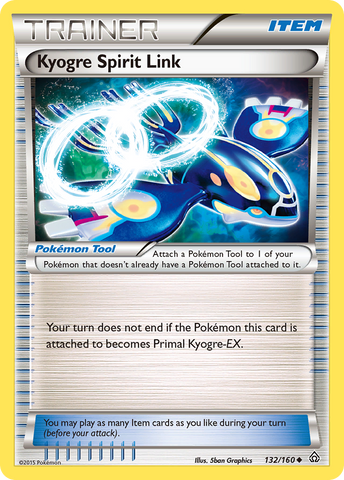 Enlace espiritual de Kyogre (132/160) [XY: Choque primigenio] 