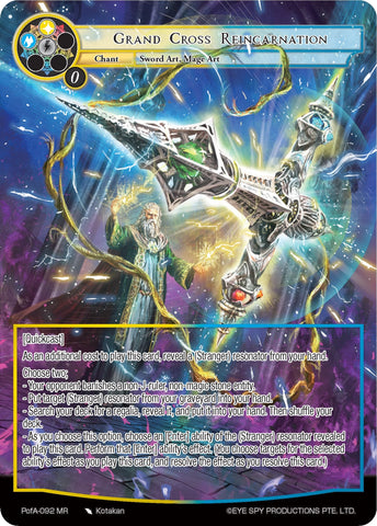 Grand Cross Reincarnation (Full Art) (PofA-092) [Alice Origin IV: Prologue of Attoractia]