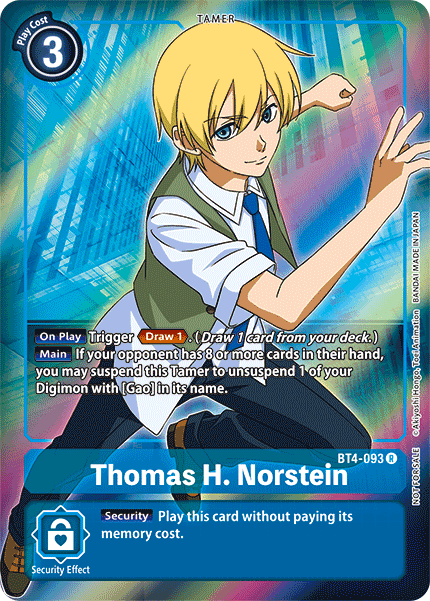 Thomas H. Norstein [BT4-093] (Promoción Buy-A-Box) [Promociones Great Legend] 