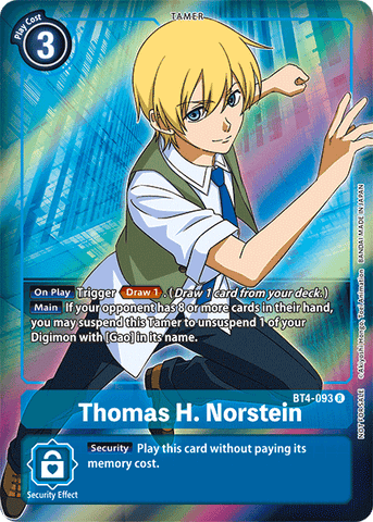 Thomas H. Norstein [BT4-093] (Buy-A-Box Promo) [Great Legend Promos]