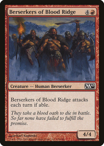 Berserkers de Blood Ridge [Magic 2010] 